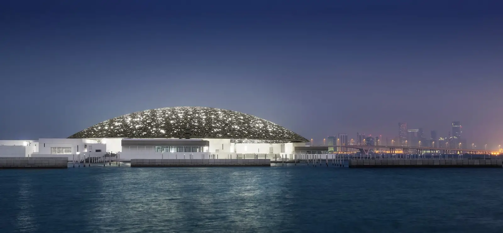 Louvre Abu Dhabi in Saadiyat Island's Cultural District