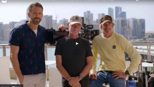 Exclusive behind the scenes with Ryan Reynolds and Michael Bay of ‘6 Underground’ in Abu Dhabi