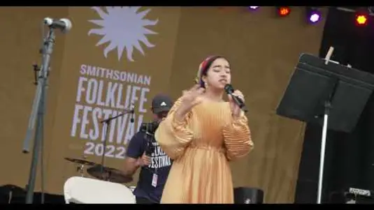 Maitha Al Suwaidi, Emirati Performance Artist and Poet, Performs: 2022 Smithsonian Folklife Festival