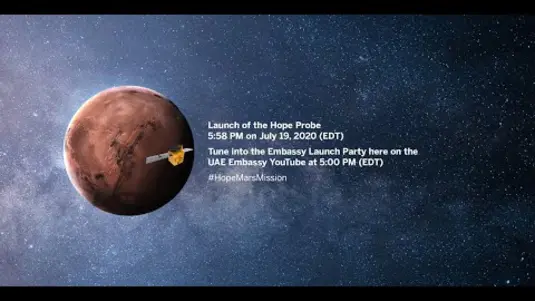 The Launch of the Emirates Mars Mission -- UAE Embassy Virtual Watch Party