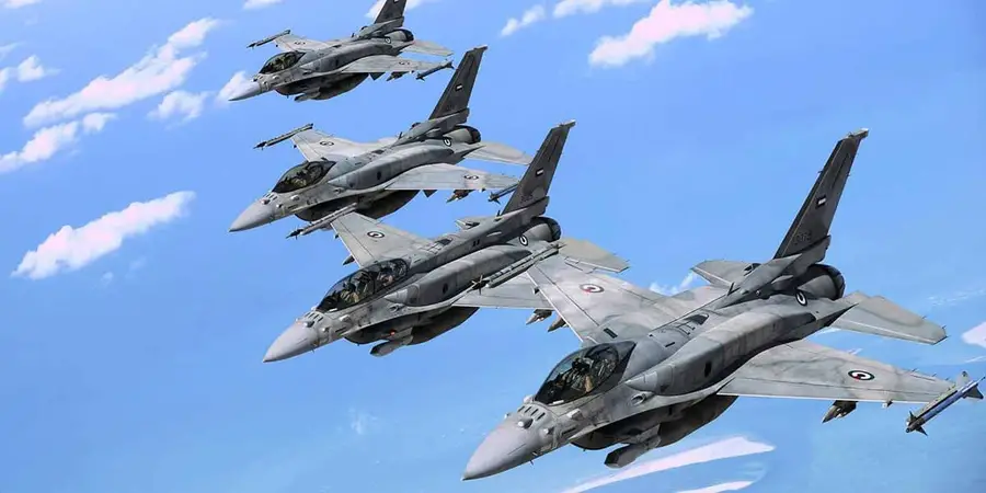 4 UAE Air Force Desert Falcons flying in formation
