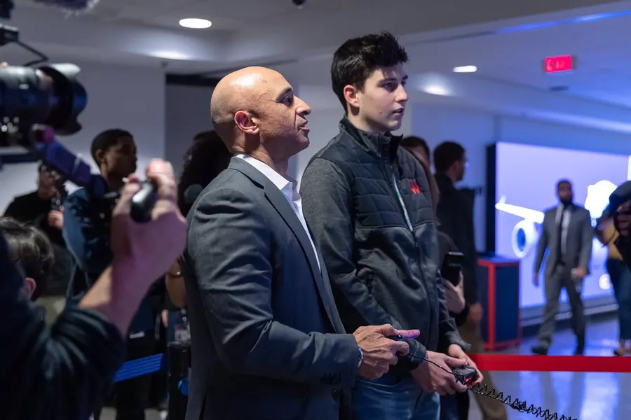UAE Ambassador Yousef Al Otaiba goes 1-on-1 against Wizards District Gaming pro JBM (Jack Mascone), the No. 1 pick in the 2020 NBA 2K League Draft