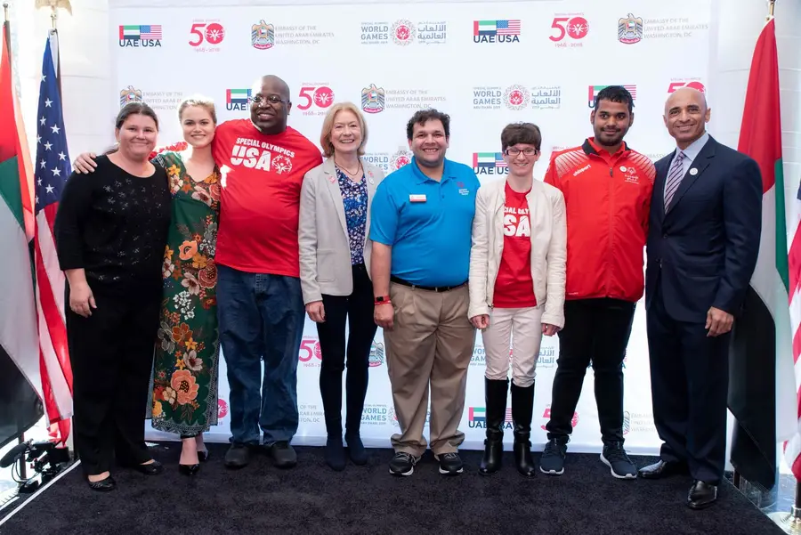 UAE Embassy National Day Celebration Recognizes Determined Athletes Who Will Compete In Special Olympics World Games in Abu Dhabi