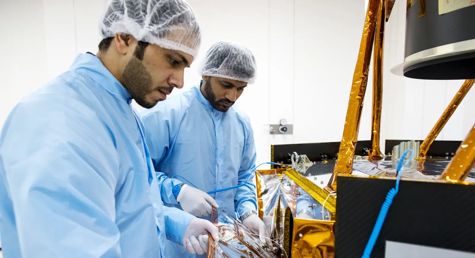 Engineers working at Mohammed Bin Rashid Space Centre in Dubai