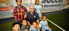 Yousef Al Otaiba with UAE Embassy Community Soccer Program