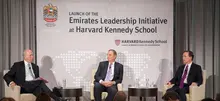 The launch of the Emirates Leadership Initiative at the Harvard Kennedy School of Government