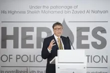 Bill Gates speaks at Heroes of Polio Eradication (HOPE) event